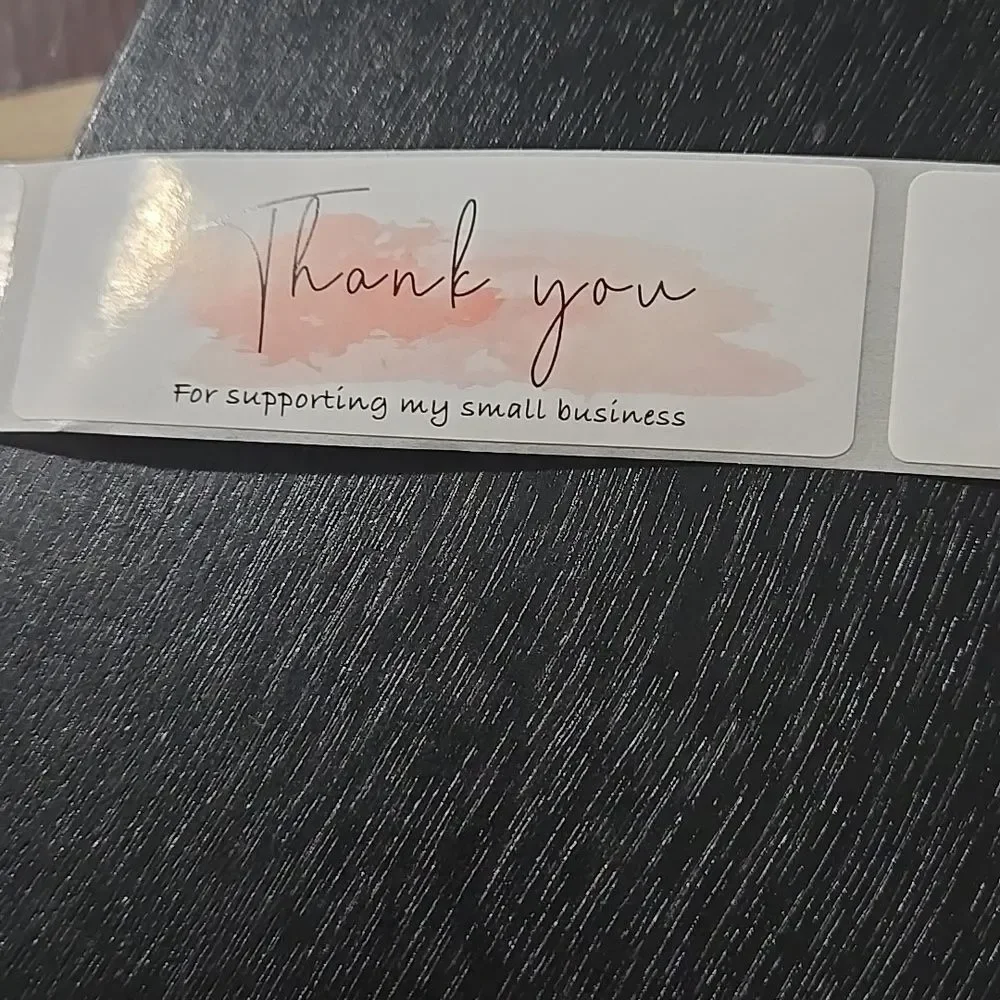 Thank You Stickers for Small Business 10 Indivdual